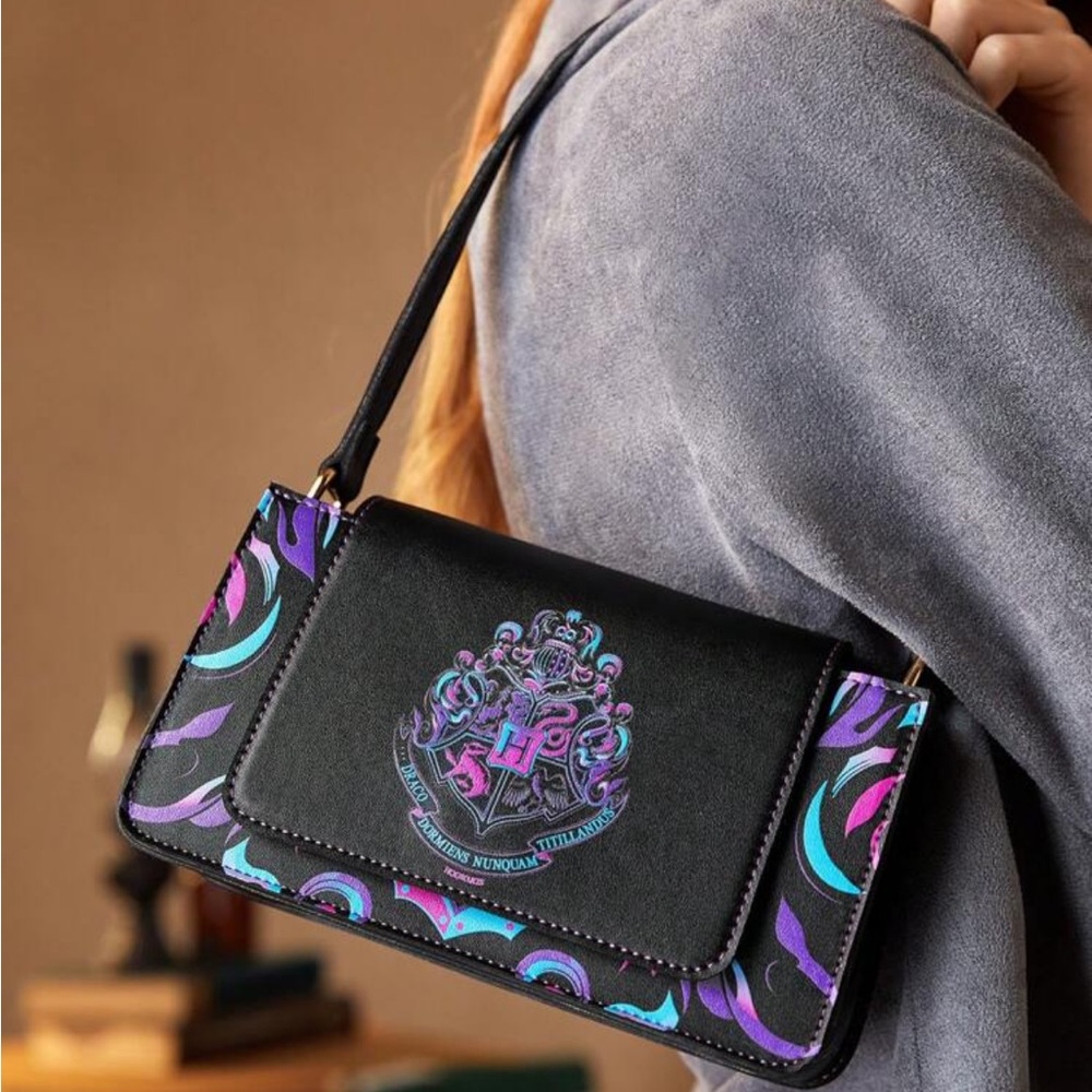 HARRY POTTER X Rebellious Rose Women Geometric Pattern Shoulder Bag